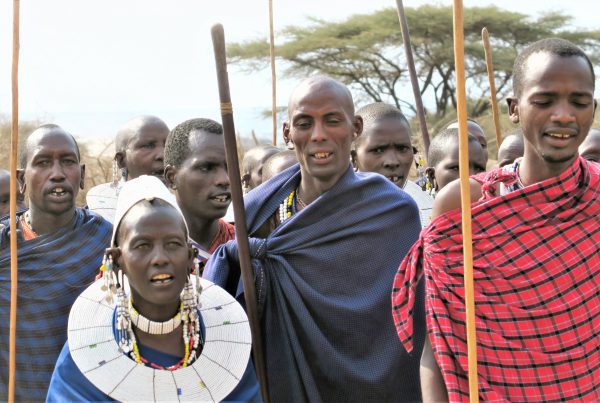 Tribù Tanzania Masai danze