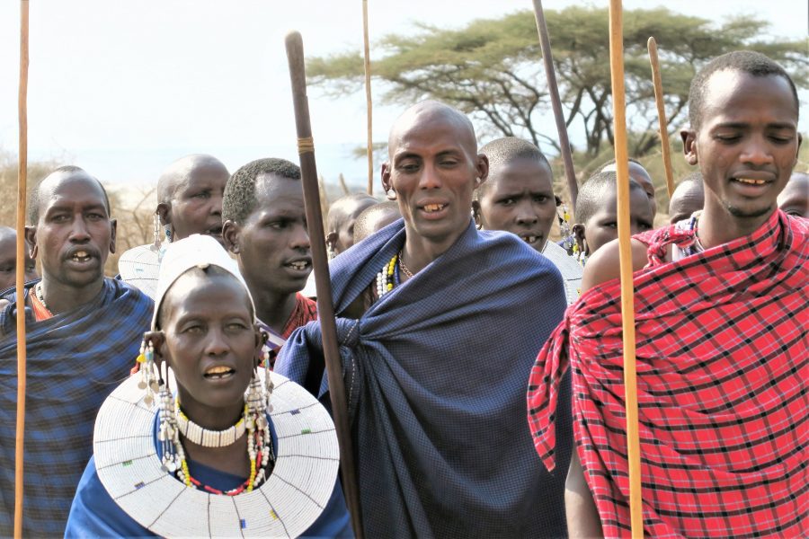 Tribù Tanzania Masai danze
